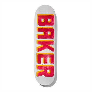 Baker Skateboard T-funk Pro Block logo White 8,3